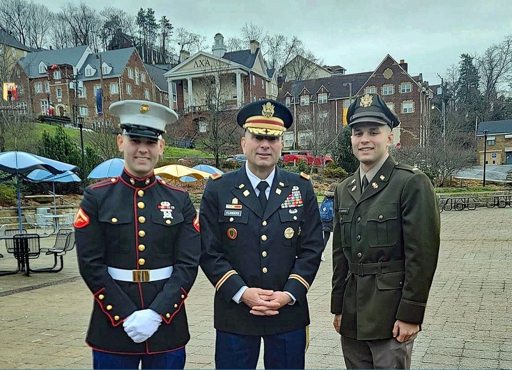 Pat Flanders with Sons