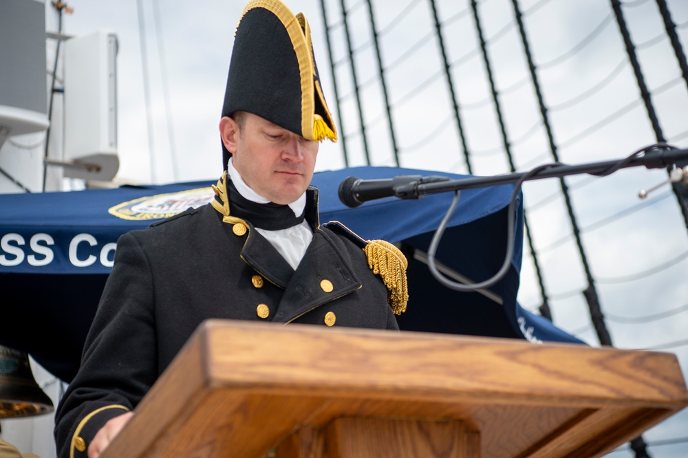 USS Constitution goes underway