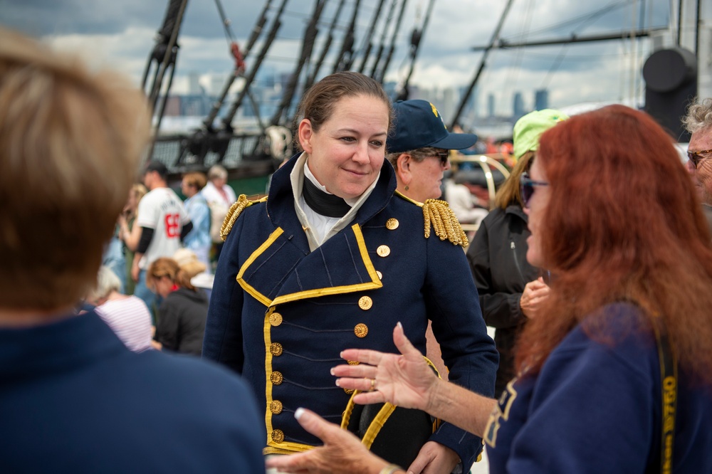 USS Constitution goes underway