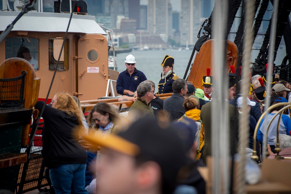 USS Constitution goes underway