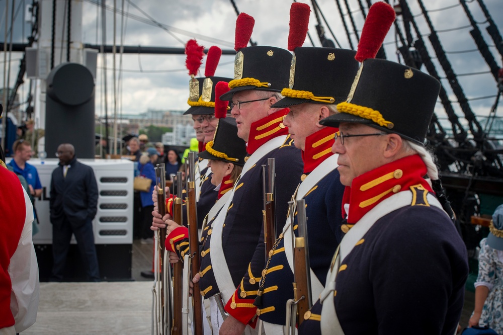 USS Constitution goes underway