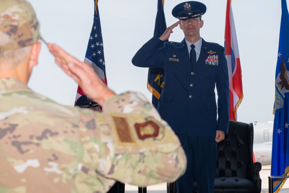 22nd Air Refueling Wing Change of Command, 2023