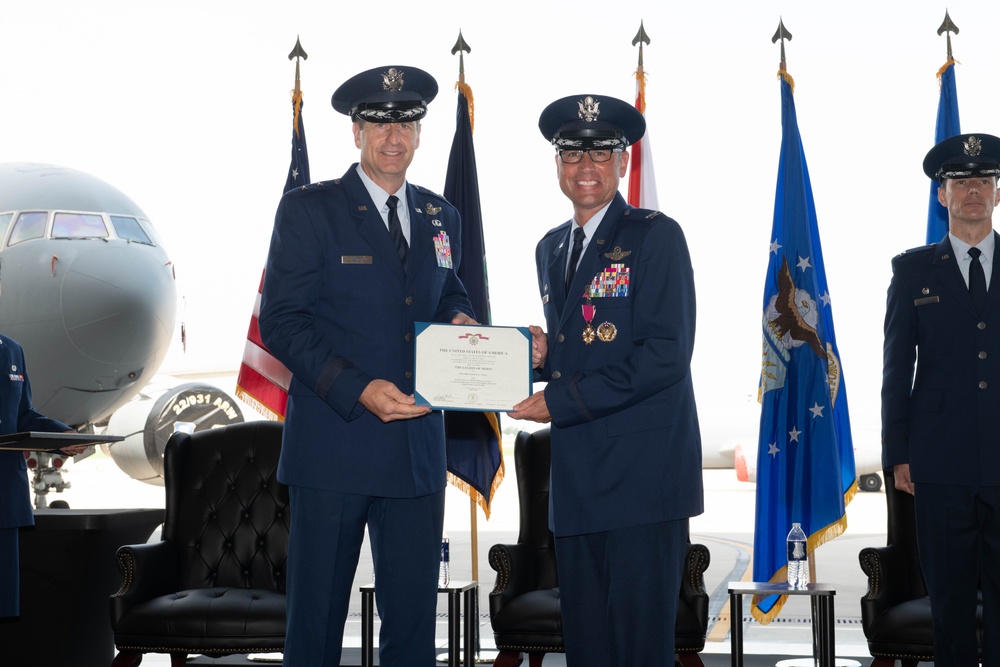 22nd Air Refueling Wing Change of Command, 2023