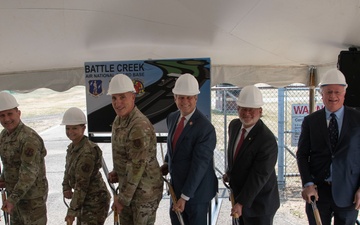 Battle Creek Air National Guard Celebrates New Base Entrance with Groundbreaking Ceremony