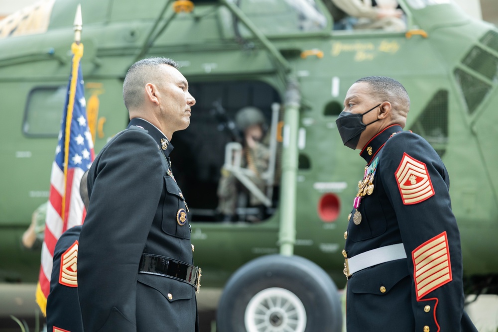 United States Marine Corps Master Gunnery Sergeant retires after 30 years of faithful service