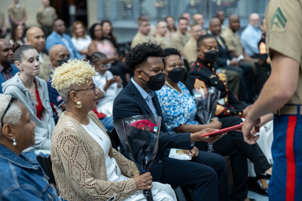 United States Marine Corps Master Gunnery Sergeant retires after 30 years of faithful service