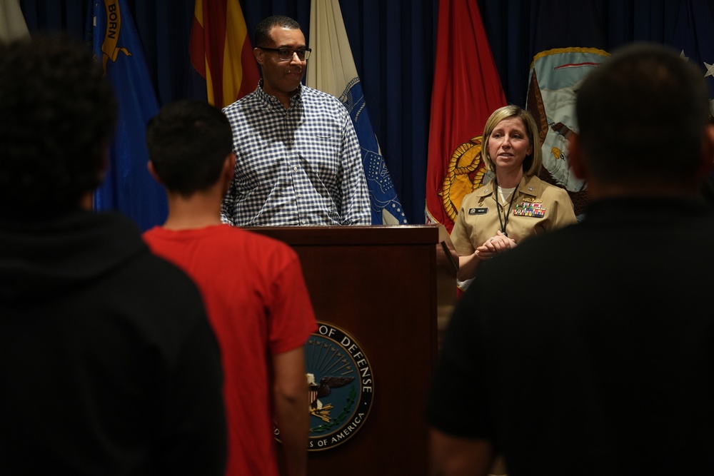 Assistant Secretary of the Navy MCRD San Diego Visit