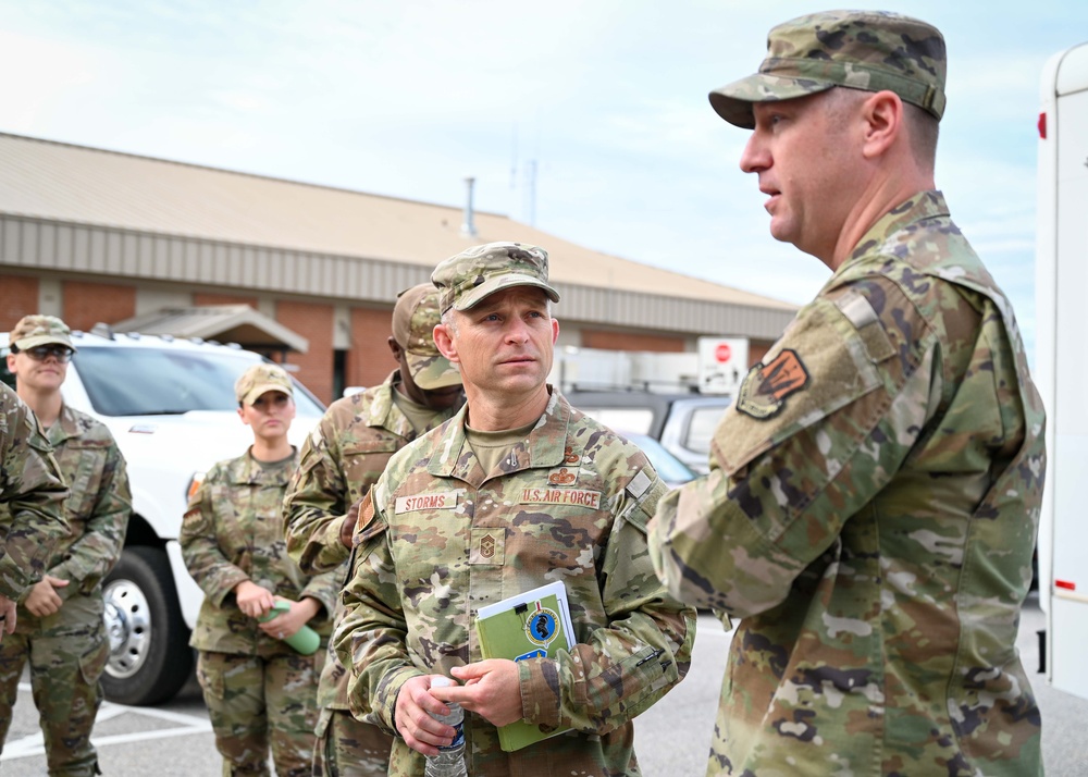 Air Combat Command command chief visits Shaw