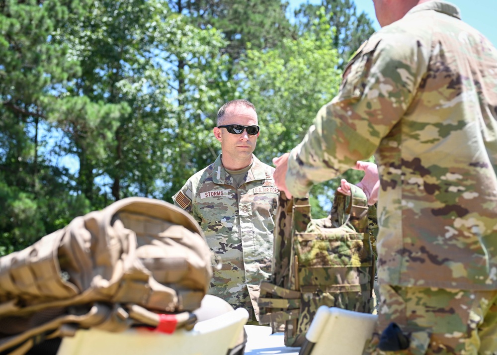 Air Combat Command command chief visits Shaw