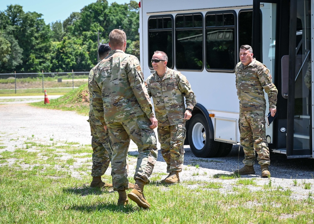 Air Combat Command command chief visits Shaw