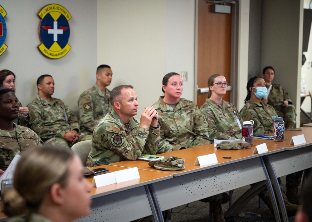 Air Combat Command command chief visits Shaw