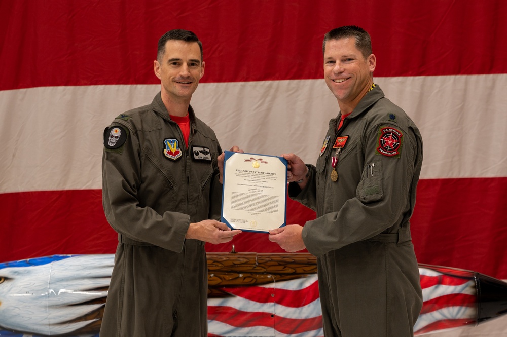 64th AGRS Change of Command