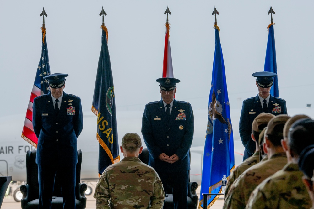 22nd Air Refueling Wing Change of Command, 2023