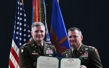 CW5 Myke Lewis Receives Award