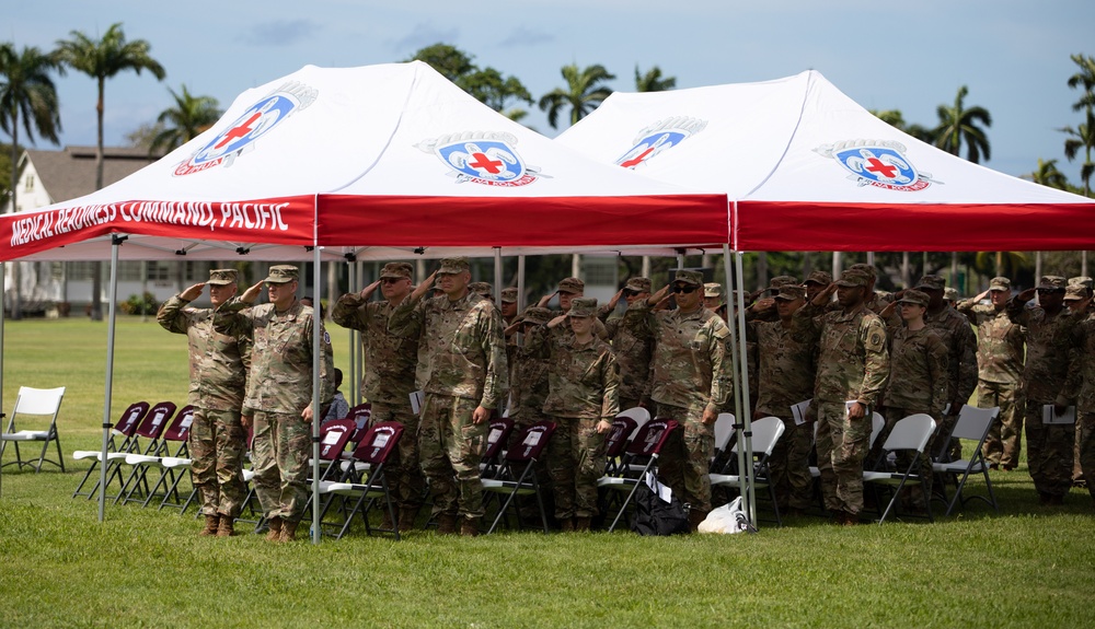 U.S. Army Medical Readiness Command Pacific Change of Command Ceremony