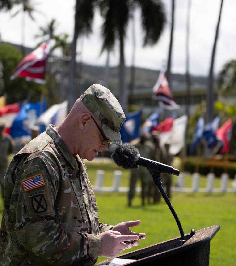 U.S. Army Medical Readiness Command Pacific Change of Command Ceremony