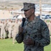 Marines with Weapons Company, 3rd Battalion, 4th Marine Regiment, are dismissed for the last time