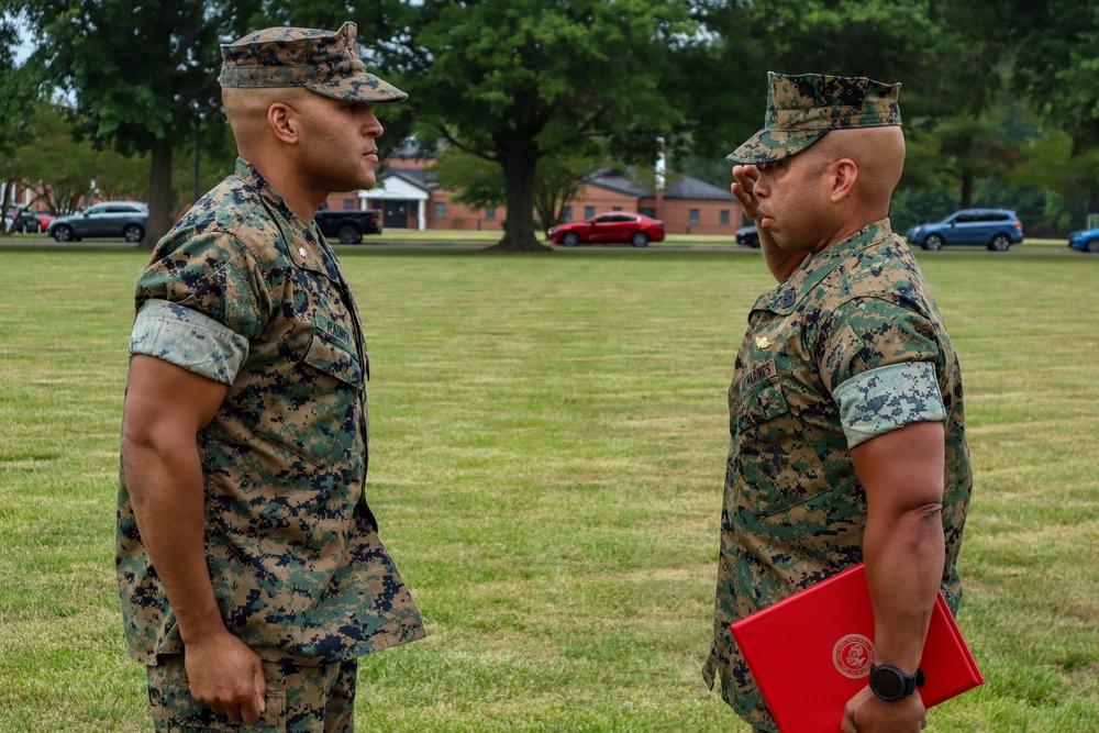 Sgt. Menoza Award Ceremony