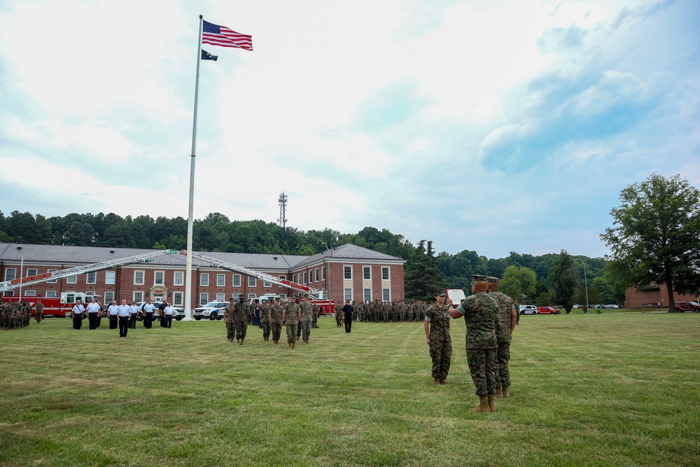 Sgt. Mendoza Award Ceremony