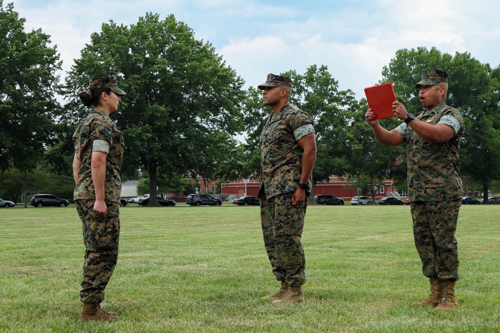 Sgt. Mendoza Award Ceremony