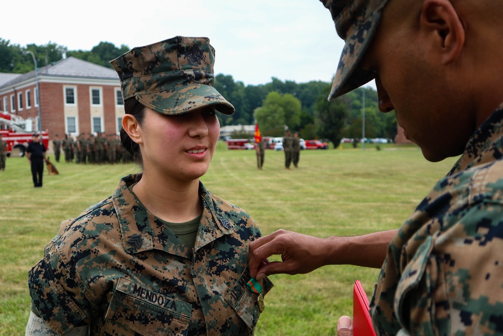 Sgt. Mendoza Award Ceremony