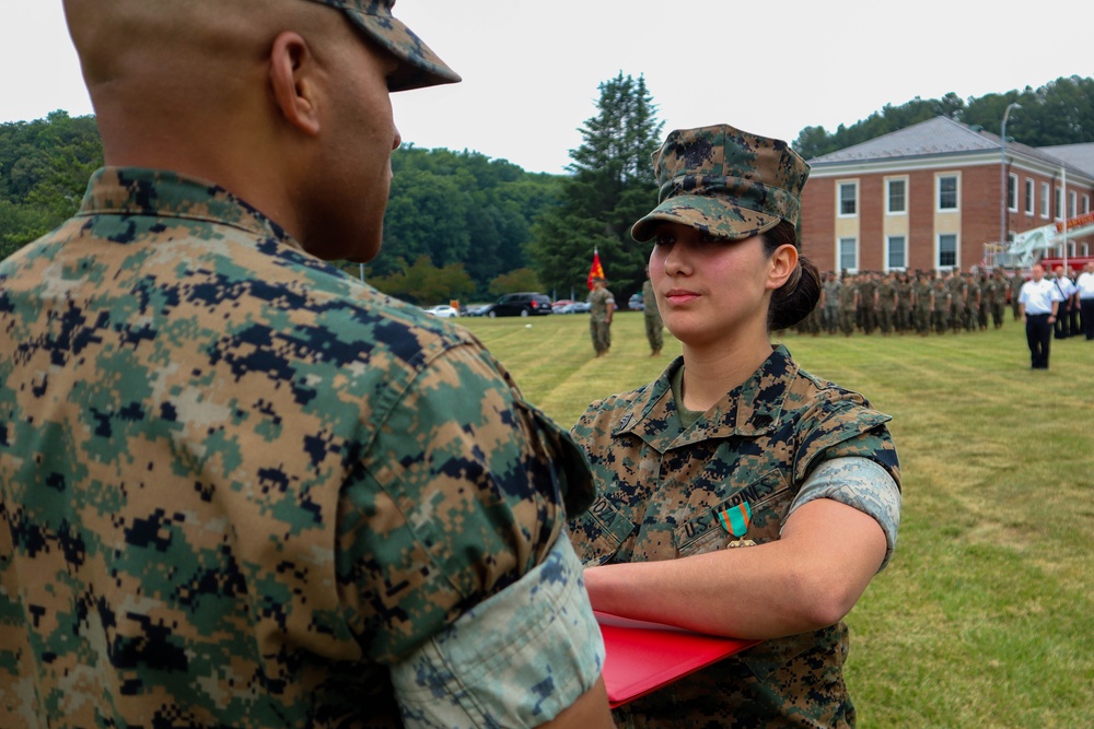 Sgt. Mendoza Award Ceremony