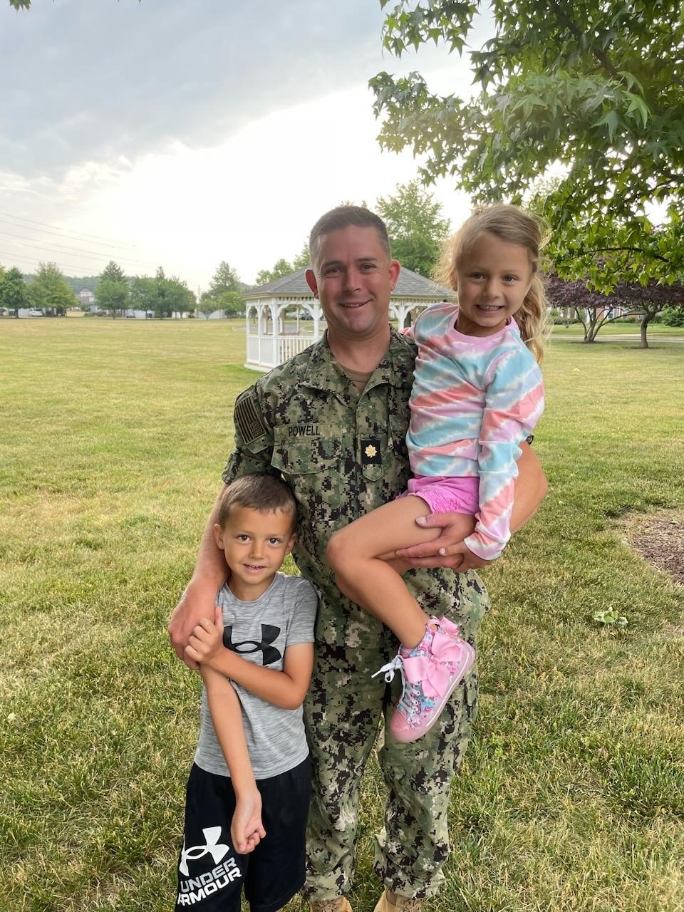 US Navy Lt. Cmdr. Carl Powell on Being a Dad