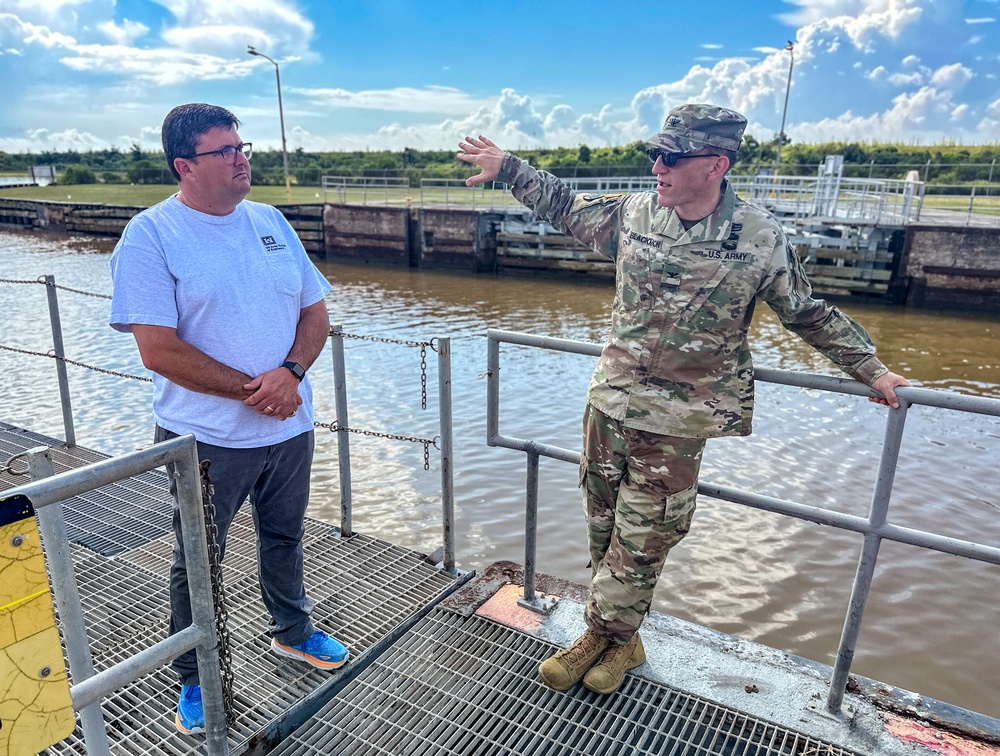 Brazos River Flood Gates visit