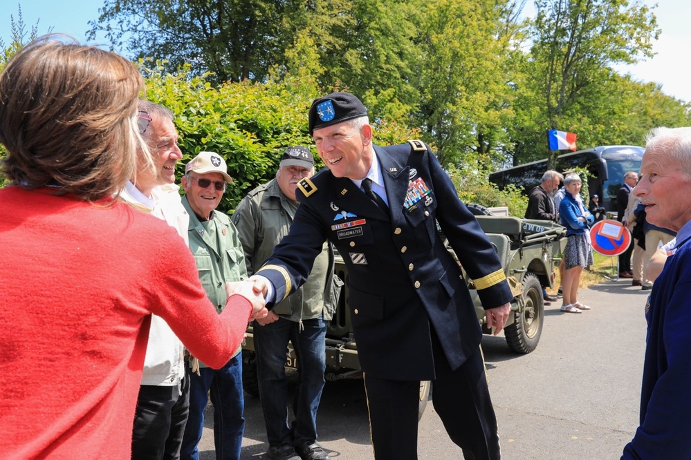 V Corps CG Attends the Battle of Mortain Ceremony