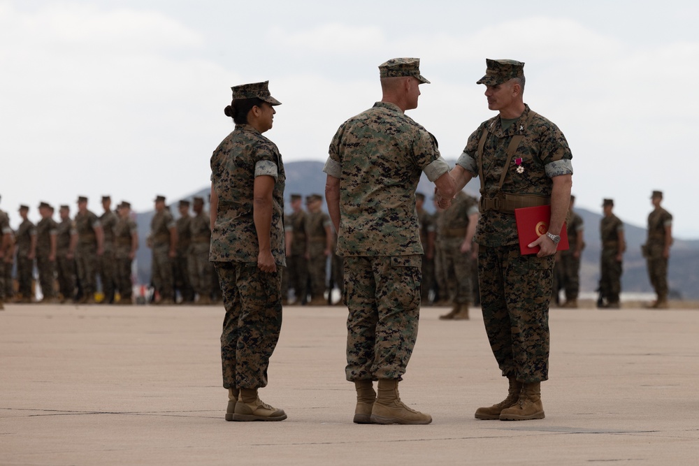 Marine Air Control Group 38 change of command