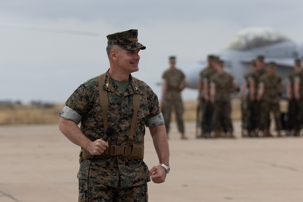 Marine Air Control Group 38 change of command