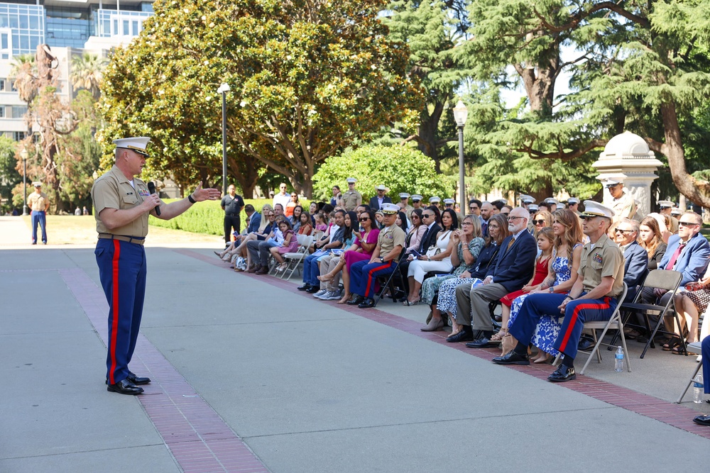 Recruiting Station Sacramento Change of Command