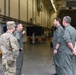 Col. Rusty Ballard, 182nd Airlift Wing commander, tours the German Airbus A400m