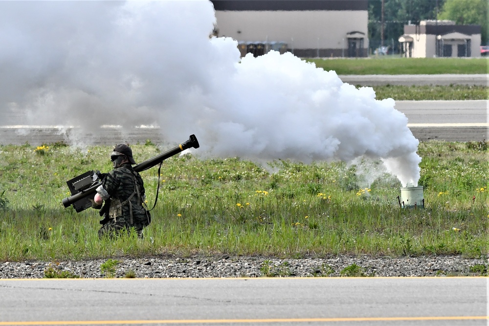 11th Airborne Division conducts air assault demonstration at Fort Wainwright