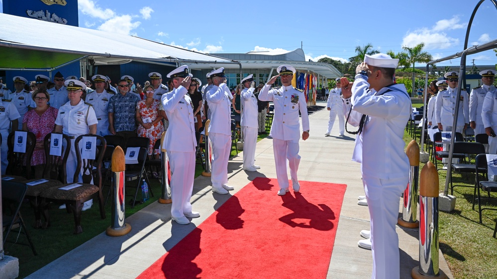 Naval Submarine Training Center, Pacific Change of Command