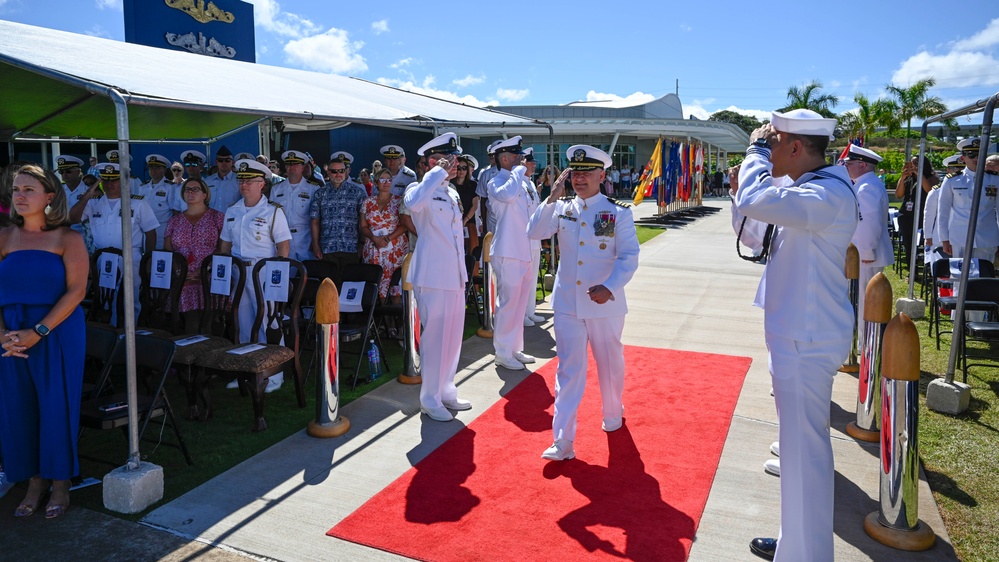 Naval Submarine Training Center, Pacific Change of Command