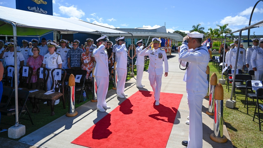 Naval Submarine Training Center, Pacific Change of Command