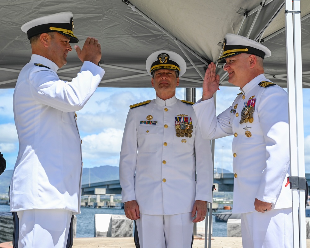 Naval Submarine Training Center, Pacific Change of Command