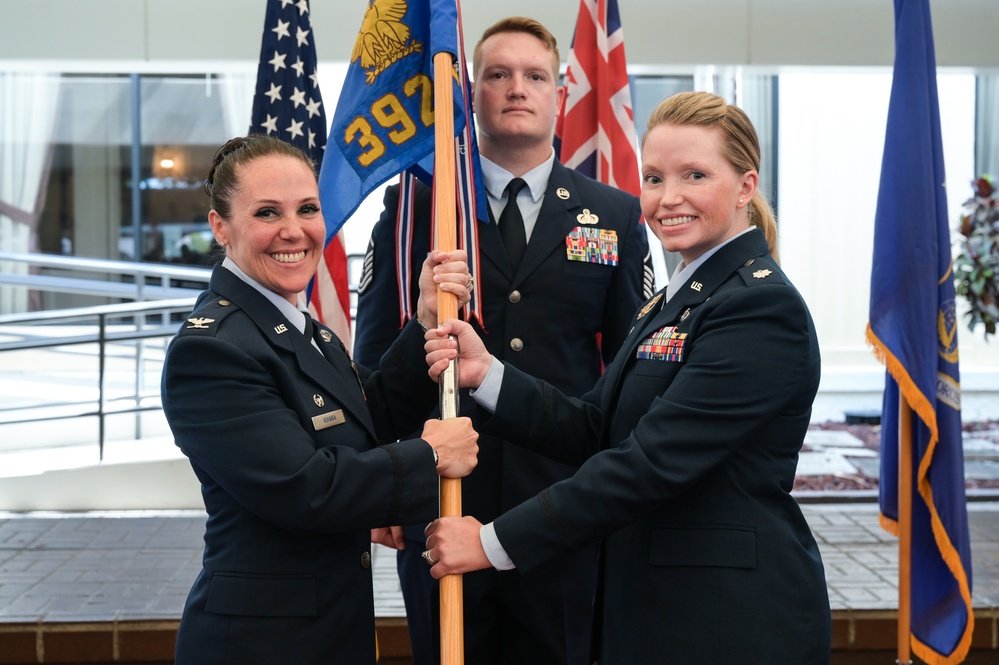 392nd Intelligence Squadron change of command