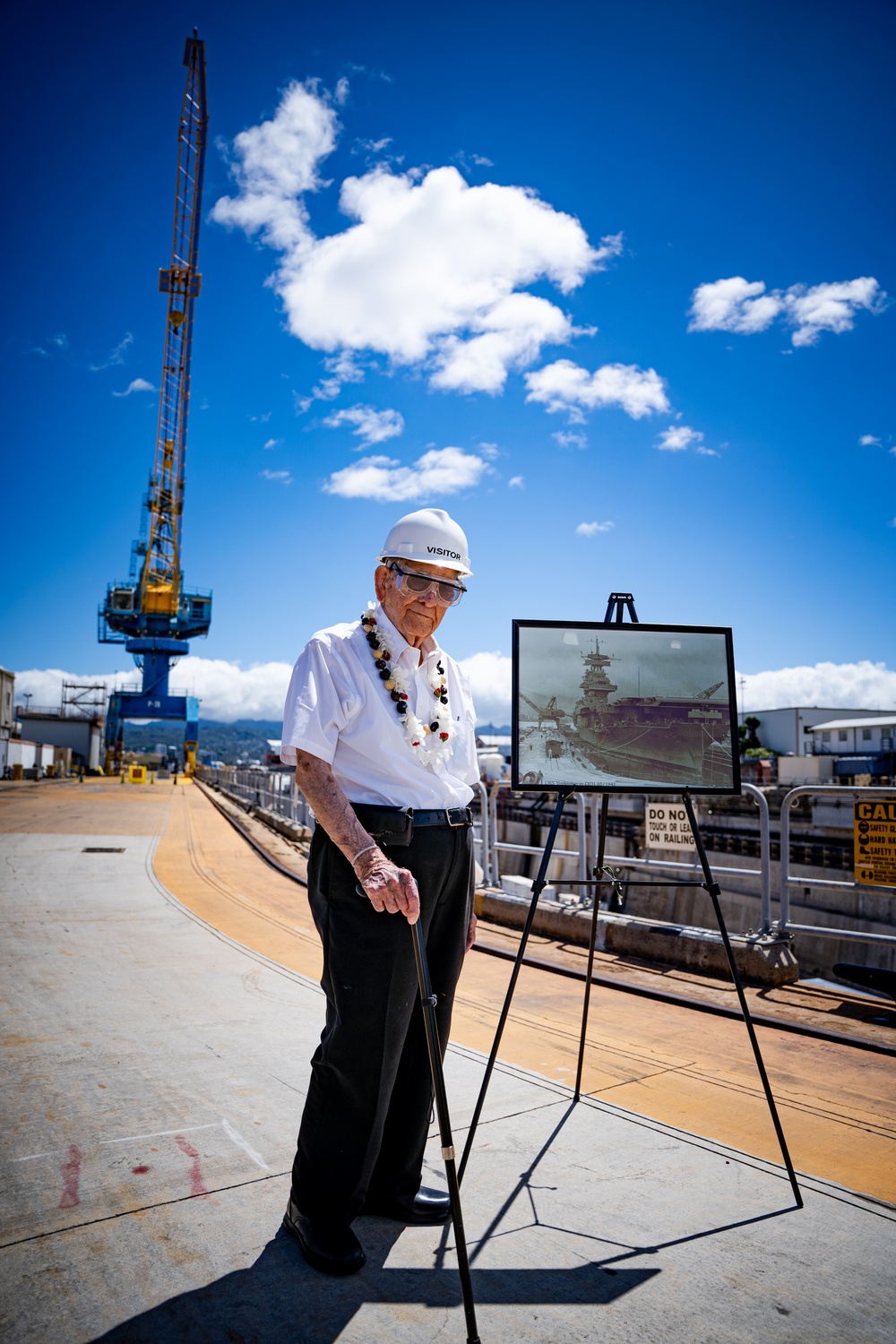 Battle of Midway veterans visit Pearl Harbor Naval Shipyard