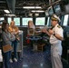 USS John McCain (DDG 56) Commanding Officer conducts an educator tour during Portland Fleet Week