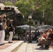 Quantico Marine Band performs at Bryant Park in New York during Fleet Week