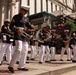 Quantico Marine Band performs at Bryant Park in New York during Fleet Week