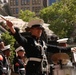 Quantico Marine Band performs at Bryant Park in New York during Fleet Week