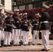 Quantico Marine Band performs at Bryant Park in New York during Fleet Week