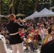 Quantico Marine Band performs at Bryant Park in New York during Fleet Week