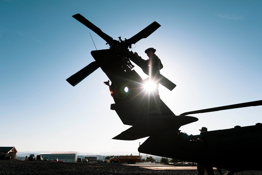 Birds That Shoot Back: Washington National Guard aviation crews conduct aerial M240H gunnery at Yakima Training Center