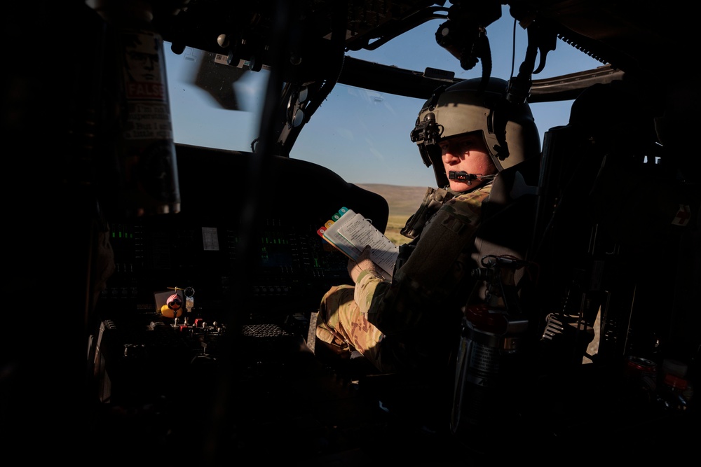 Birds That Shoot Back: Washington National Guard aviation crews conduct aerial M240H gunnery at Yakima Training Center