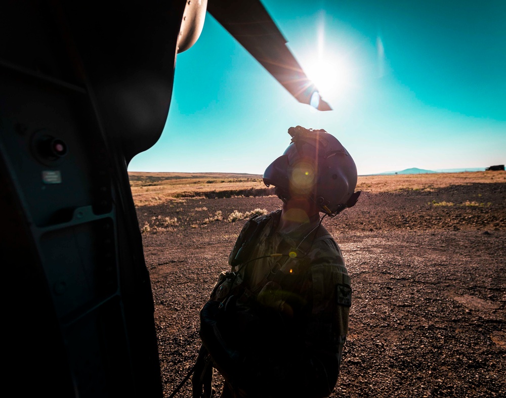 Birds That Shoot Back: Washington National Guard aviation crews conduct aerial M240H gunnery at Yakima Training Center