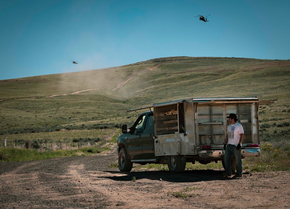 Birds That Shoot Back: Washington National Guard aviation crews conduct aerial M240H gunnery at Yakima Training Center